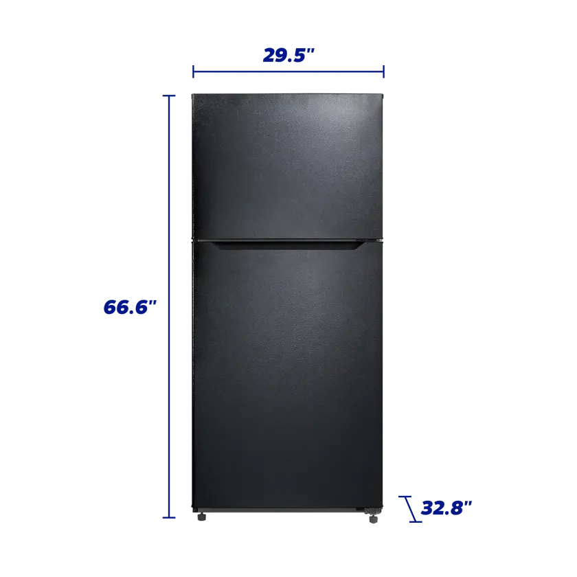 Element 20.5 cu. ft. Top Freezer Refrigerator - Black | Element 